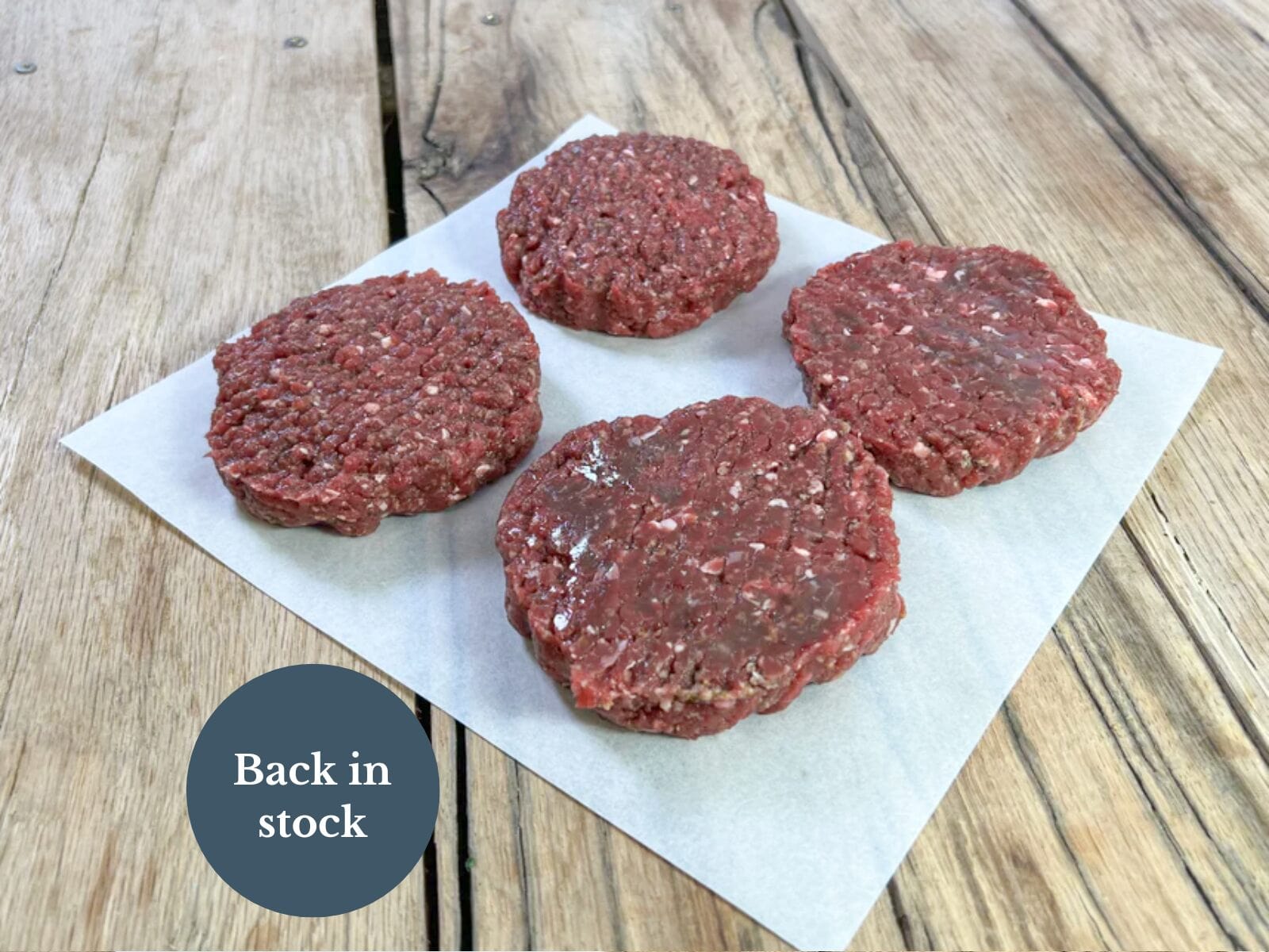 Eversfield Organic Wild Game Wild Venison & Juniper Burgers 460g