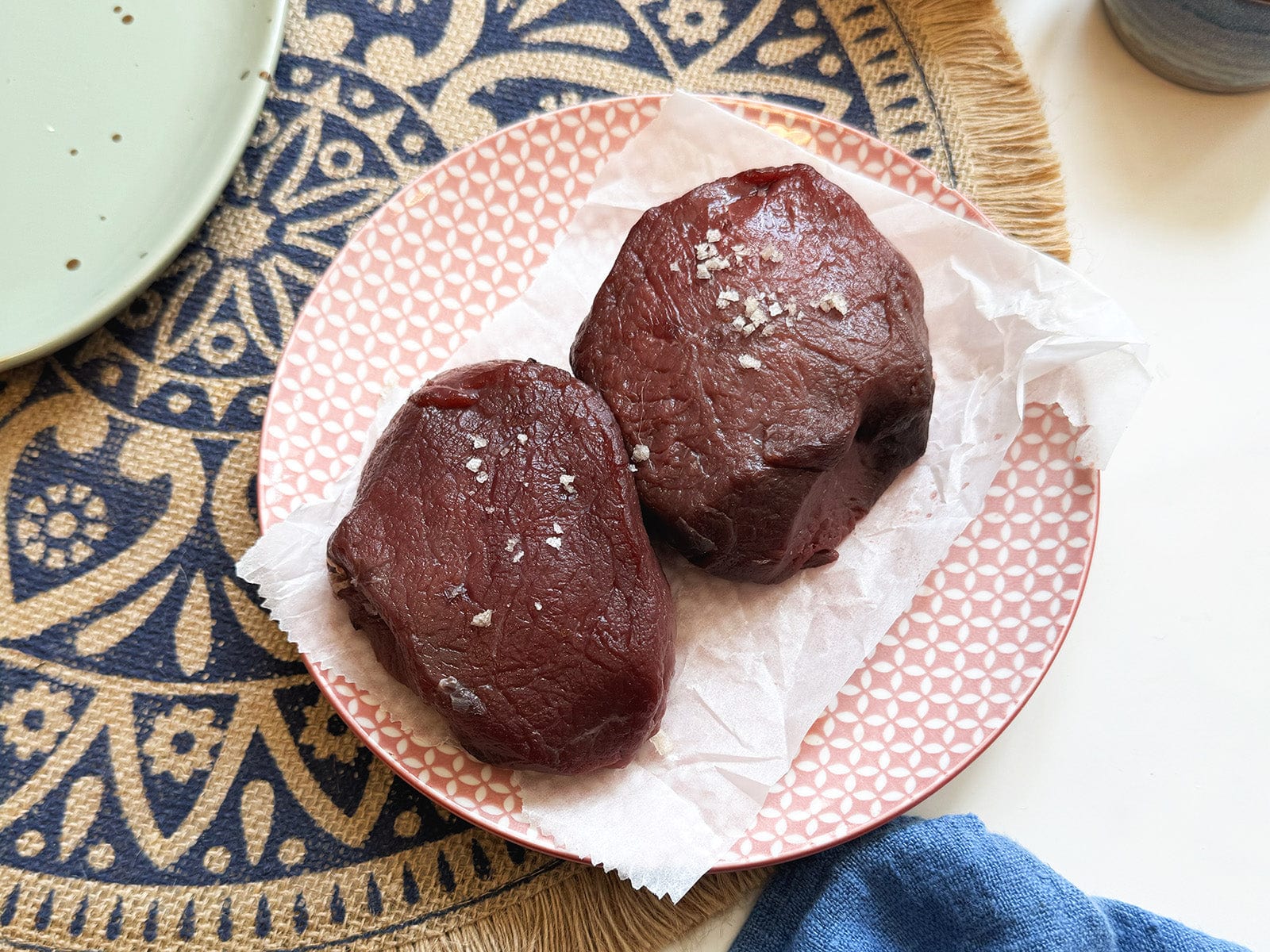 Eversfield Organic Wild Game Wild Venison Loin Steaks, Previously Frozen 340g