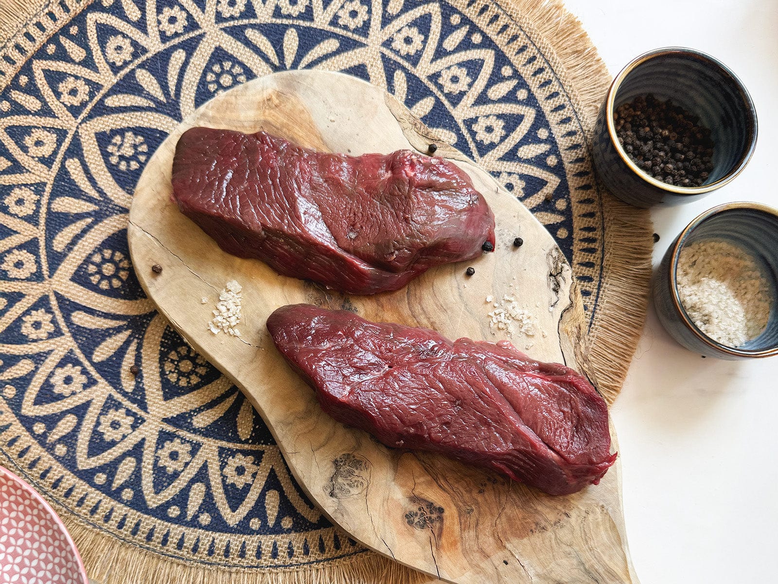 Eversfield Organic Wild Game Wild Venison Steaks, Previously Frozen 340g
