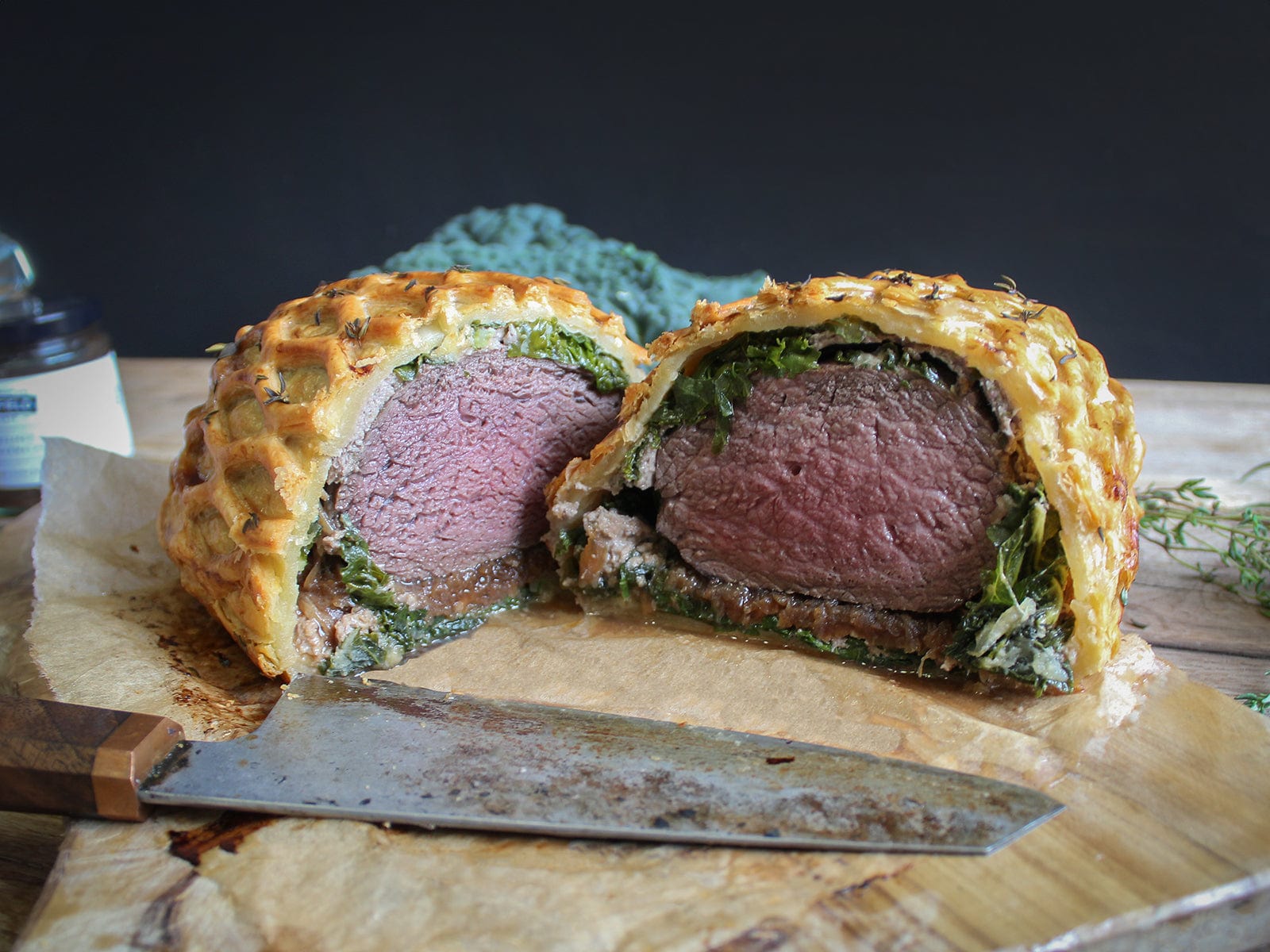 Eversfield Organic Wild Game Wild Venison Wellington, Previously Frozen 1.4kg