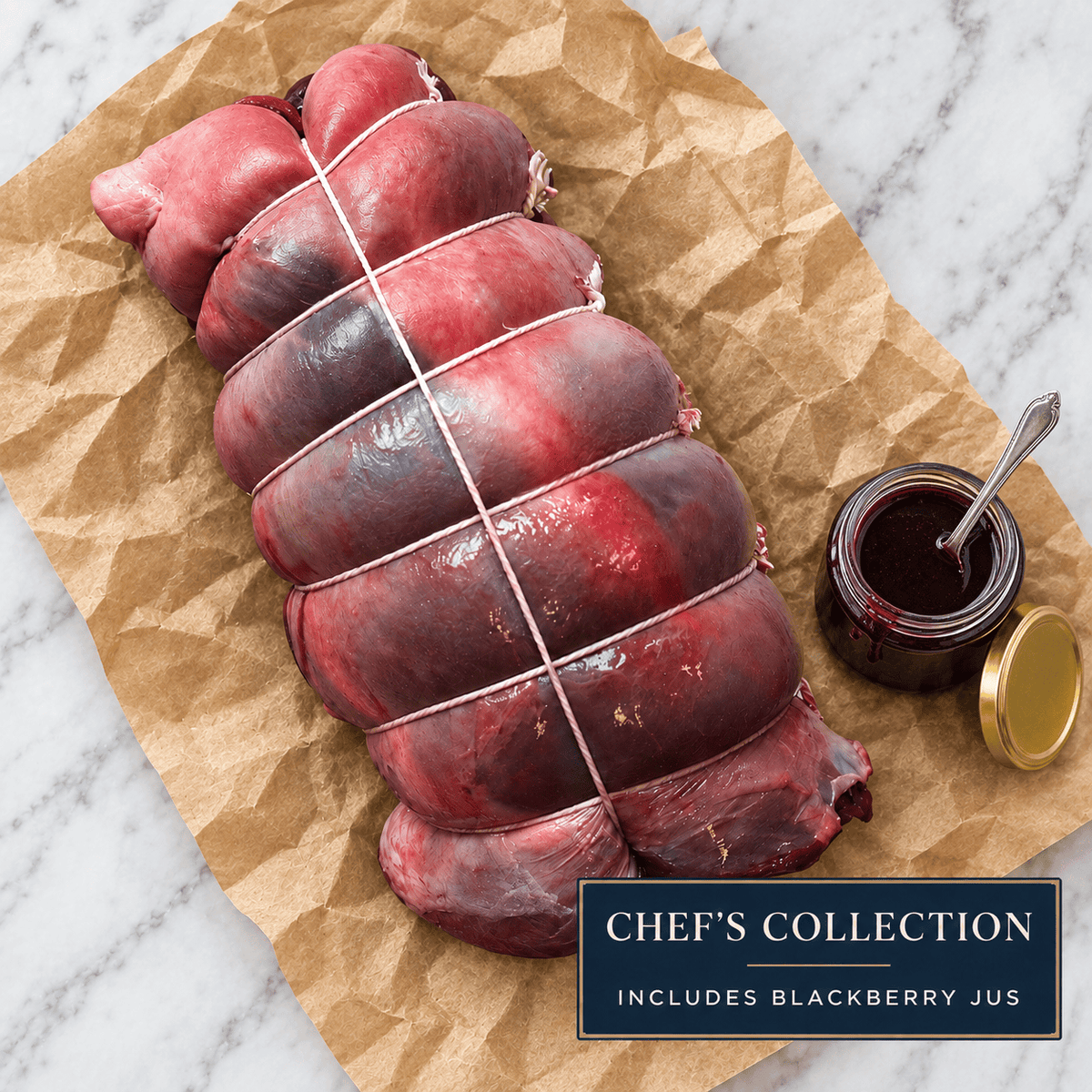 Eversfield Organic  Wild Venison Haunch with Blackberry Jus