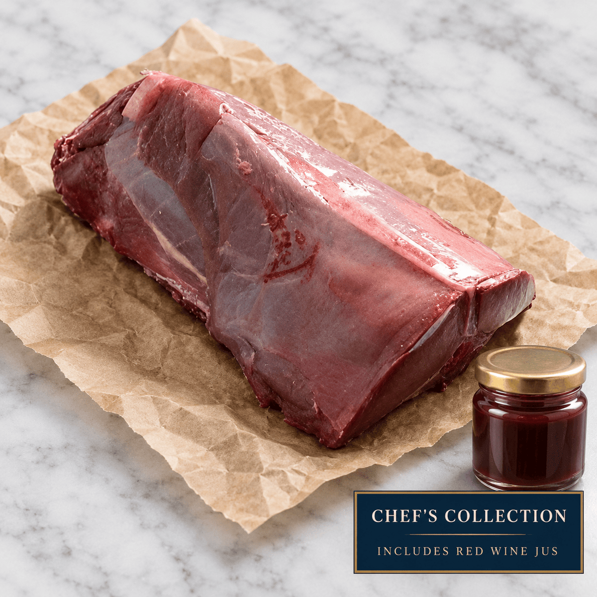 Eversfield Organic  Wild Venison Saddle with Red Wine Jus