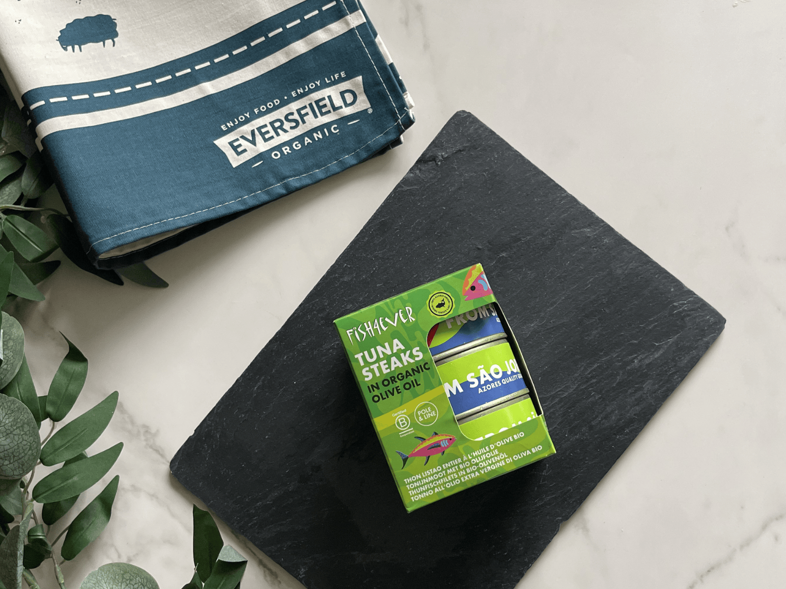 Fish4Ever Fish Organic Fish4Ever Tuna Steaks In Organic Olive Oil x 3 3 x 160g