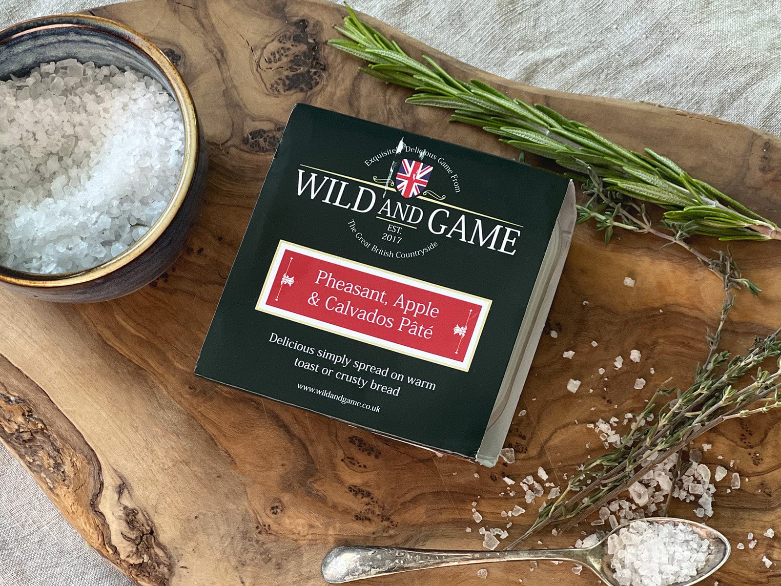 Willo Game Pate Wild Pheasant, Calvados & Apple Pate 120g