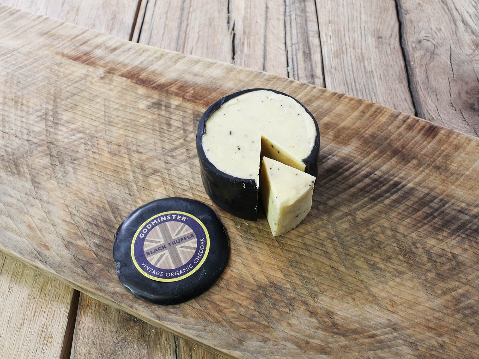 Godminster Cheese Godminster Waxed Vintage Black Truffle Cheddar 200g