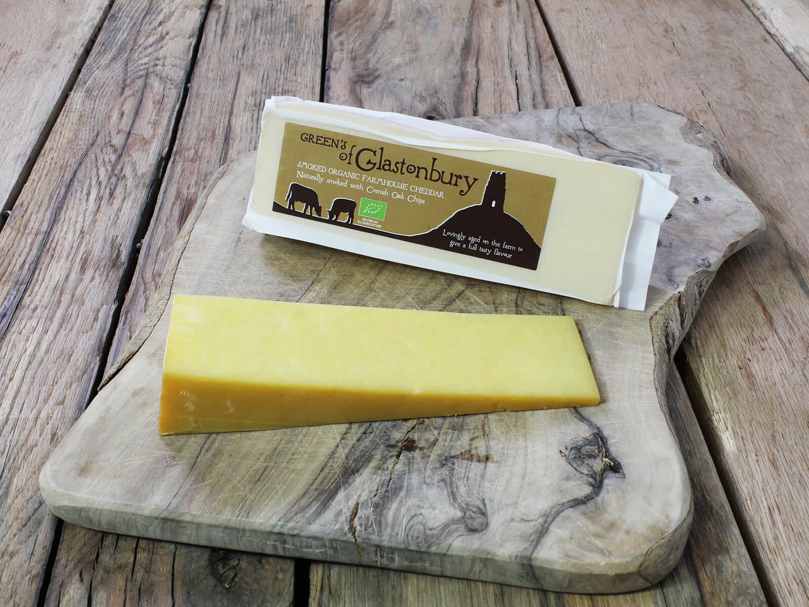 Longmans Cheese Glastonbury Farmhouse Smoked Cheddar 200g